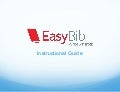 EasyBib Instructional presentation