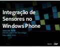 Utilização de sensores com Nokia Windows Phone