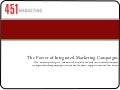 The Power of Integrated Marketing Campaigns
