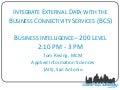 Integrate External Data with bcs #spsaustx