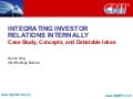 Integrating Investor Relations Internally - ABF Investor Relations Conference