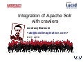 Integration of apache solr with crawlers