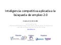  Inteligencia competitiva aplicada a la búsqueda de empleo