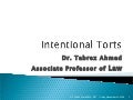Intentional Torts