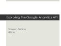 Explorando a API do Google Analytics