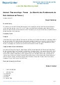 Internal Floorcoverings: France  (Le March� des Rev�tements de Sols Int�rieurs en France )