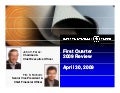 Q1 2009 Earning Report of International Paper Company