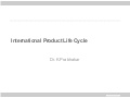International product life cycle