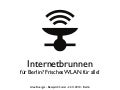 Internetbrunnen beim Betapitch Social im Betahaus Berlin 22.11.2010