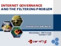 Internet governance and the filtering problems
