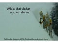 Internet i skolan med wikipedia