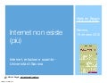 Internet non esiste (più)