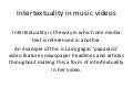 Intertextuality im music videos