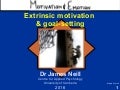 Intrinsic extrinsic motivation and goal-setting