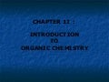 intro organic