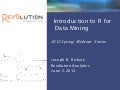 Introduction to R for Data Mining