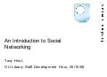 Intro to Social Networking
