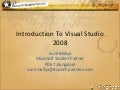 Intro To Visual Studio2008