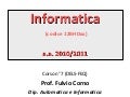 12BHD Informatica - Introduzione alla Programmazione in C