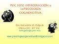 Introducción a la Psicología Cognitiva enero 2008