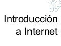 Introducción a internet