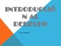 Introduccion al derecho