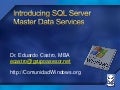 Introduccion a SQL Server Master Data Services