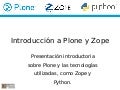 Introducción a Plone y Zope - v0.1.8