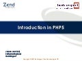 Introduction into PHP5 (Jeroen van Sluijs)