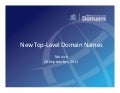 Kurt Pritz - Introduction new gTLD program