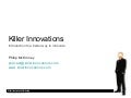 Introduction To The Killer Innovation Approach Ver 5