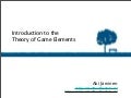 Introduction to the Theory of Game Elements