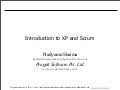 Introduction To Xp And Scrum Practices