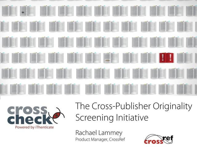 Introduction to CrossCheck Webinar