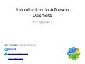 Introduction to Alfresco Dashlets