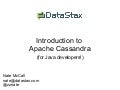 Introduction to apache_cassandra_for_develope