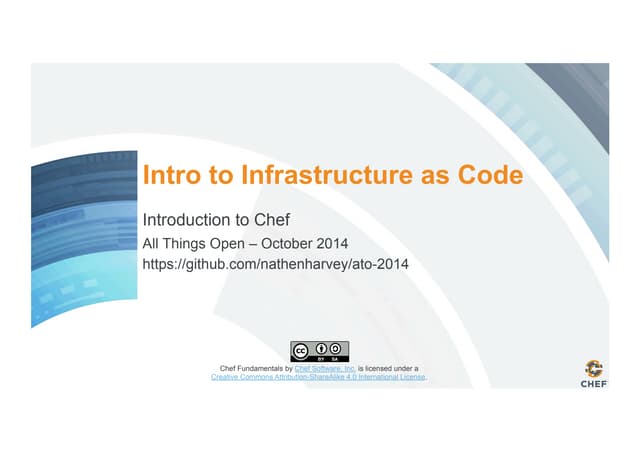 Introduction to Infrastructure as C...