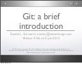 Introduction to git