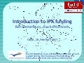 Introduction to IPA Funding