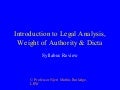Introduction to legal analysis sources law dicta