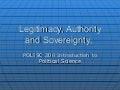 Introduction to political science1