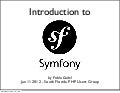 Introduction to symfony2
