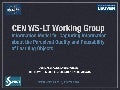 Introduction CEN WS-LT on social data