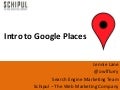 Intro to Google Places - Getting Started with Google Places