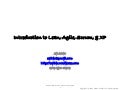Introduction to Lean, Agile, Scrum, & XP
