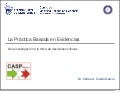 Introducción a la práctica basada en evidencia
