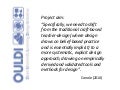 Overview of the OULDI project