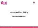 Iniciación PHP 5. Ejemplos