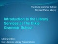 Introduction to the Library Services for Sixth Form