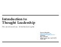 Intro To Thought Leadership V5